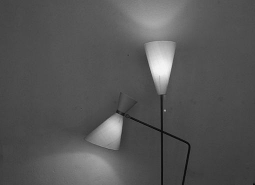 Stehlampe aus den fünfziger Jahren Stehlampe aus den fünfziger Jahren