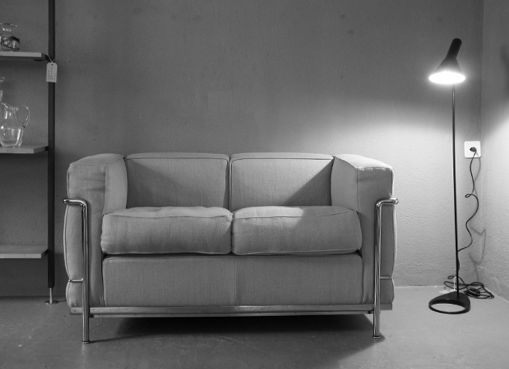 LC2 Sofa mit Stoffbezug LC2 Sofa mit Stoffbezug