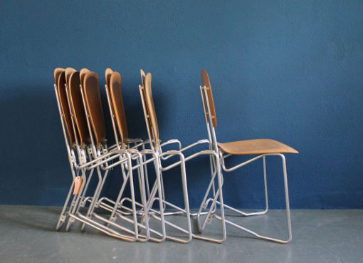 Aluflex-Stühle von A. Wirth