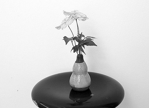 Kleine blaue Vase
