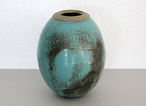 Türkisfarbene Vase Türkisfarbene Vase