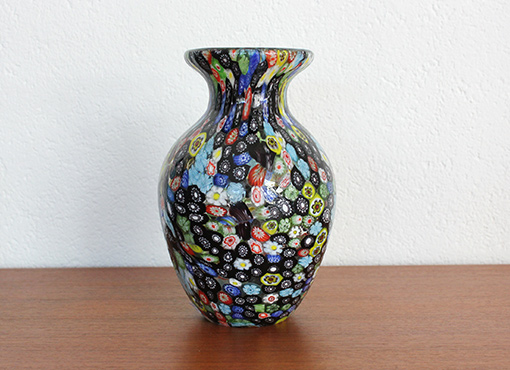 Millefiore Vase von Badioli