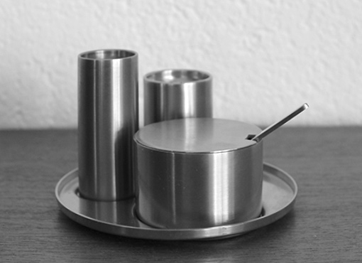 Salz, Pfeffer und Senf-Set von A. Jacobsen Salz, Pfeffer und Senf-Set von A. Jacobsen