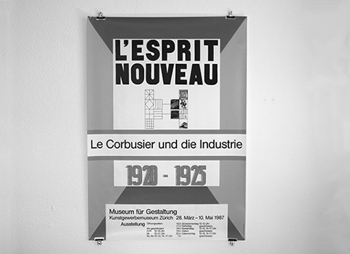 Plakat „L’esprit Nouveau“ von Max Bill Plakat „L’esprit Nouveau“ von Max Bill