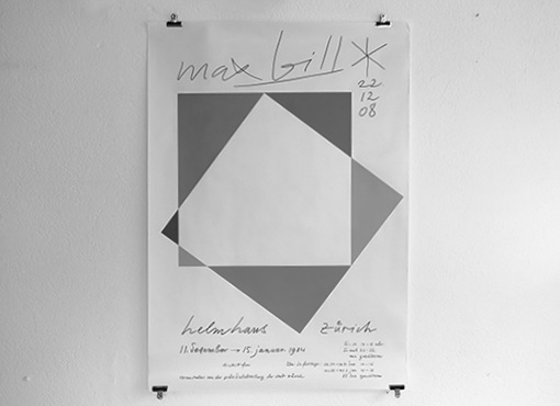 Plakat von und zu Max Bill