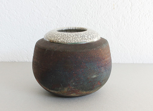 Raku Vase