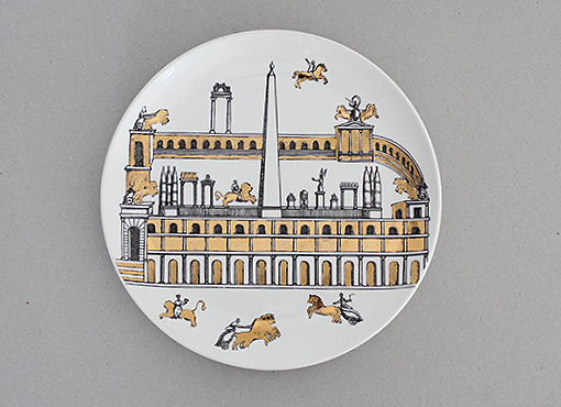 Teller „Circus Maximus“ von Piero Fornasetti