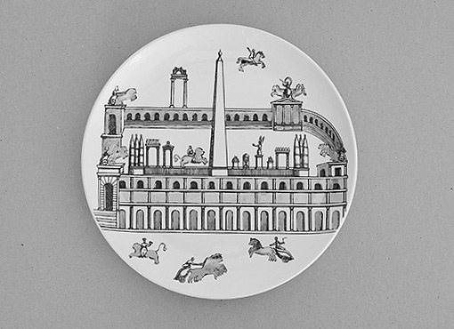 Teller „Circus Maximus“ von Piero Fornasetti Teller „Circus Maximus“ von Piero Fornasetti