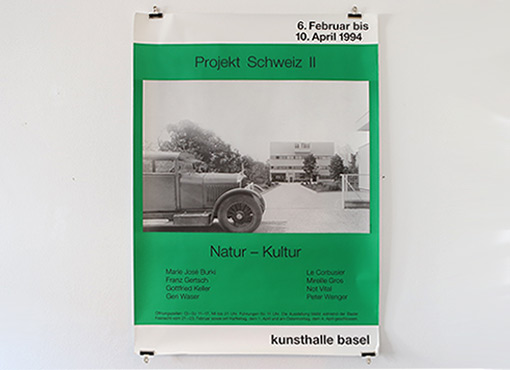 Ausstellungsplakat der Kunsthalle Basel