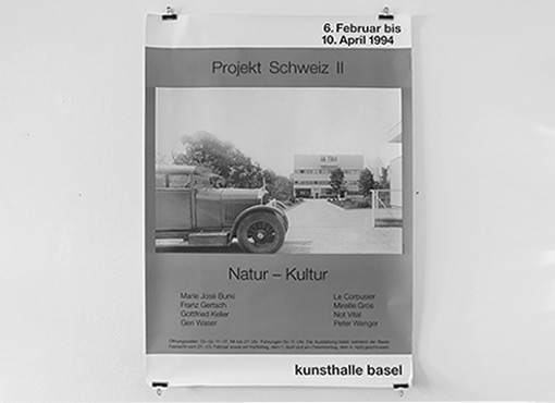 Ausstellungsplakat der Kunsthalle Basel