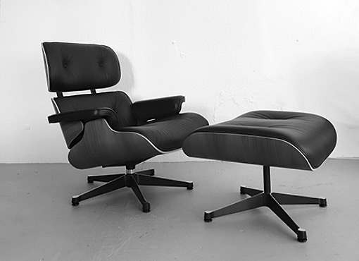 Eames Lounge Chair mit Ottomane