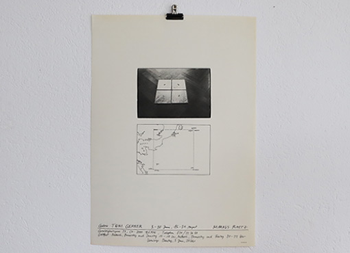 Ausstellungsplakat zu Markus Raetz Ausstellungsplakat zu Markus Raetz
