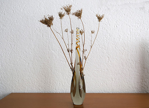 Spiralvase aus Tschechien