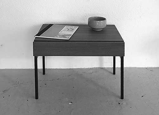 Nachttisch in Teak von Dieter Waeckerlin Nachttisch in Teak von Dieter Waeckerlin