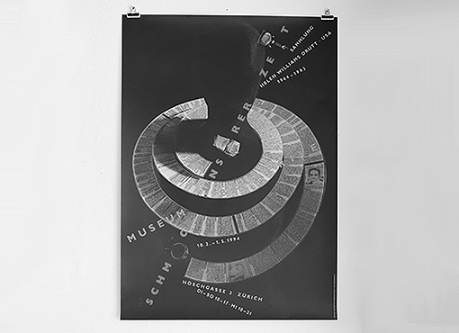 Ausstellungsplakat für das Museum für Gestaltung Zürich von René Gauch Ausstellungsplakat für das Museum für Gestaltung Zürich von René Gauch