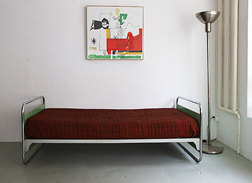 Stahlrohrbett von Alfred Roth