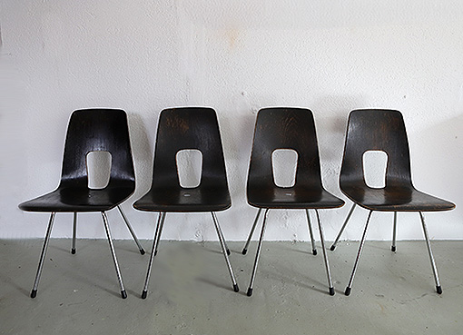 Einpunktstühle von Hans Bellmann