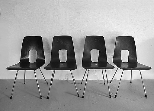 Einpunktstühle von Hans Bellmann
